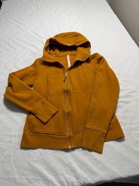 lululemon athletica Mustard Hooded Zip Jacket - Women's